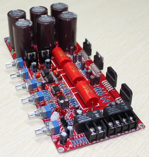 YJ 2.1 TDA7294 + LM3886 68 Вт 160 Усилители домашние завершена доска тон настроить|160w amplifier|2.1