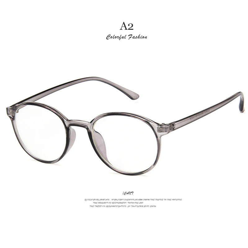 Новые мужские очки модные простые зеркальные женские круглые с принтом ретро