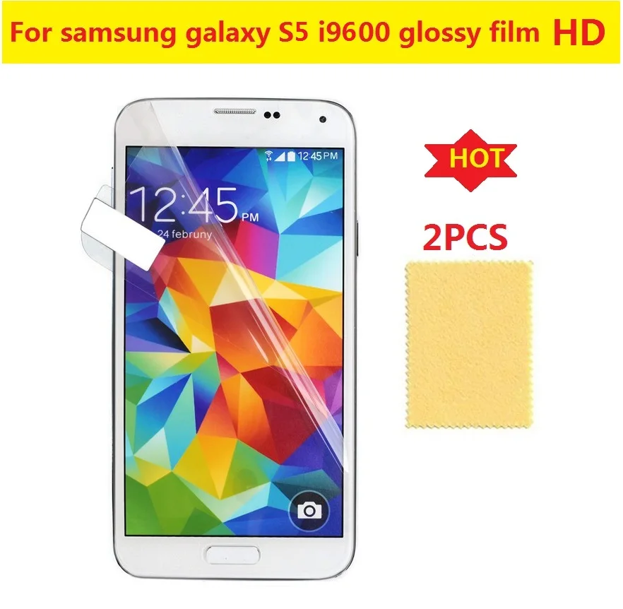 2 шт HD прозрачная глянцевая пленка для Samsung galaxy S3 i9300/S4 i9500/S5 i9600/S6 G9200/S7 G930/S8 / S8 S9 Plus