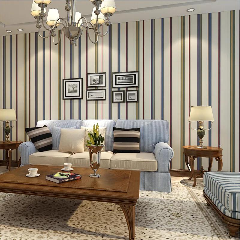 

Green pure paper wallpaper Contemporary and contracted style of England Bedroom sitting room background wall put with wallpaper