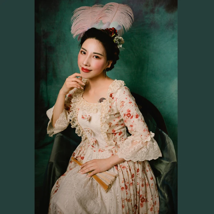 Женское винтажное платье из хлопка и льна LYNETTE'S в стиле пэчворк оригинальный