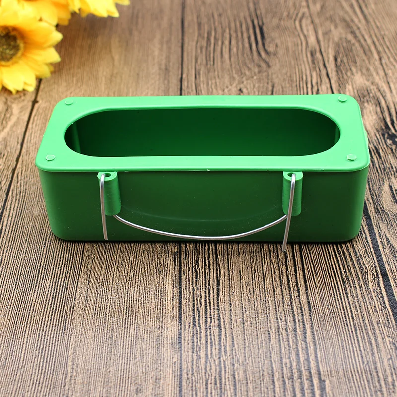 Hamsters Bird Feeder Plastic Manger Boxes Small Animals Poultry Cage Appliances Feeding Drinking Supplies Equipments | Дом и сад