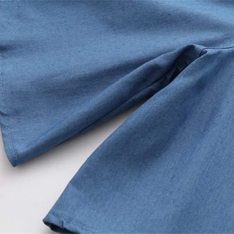 BornToGirl Summer Casual Jeans Knee-Length Wide Leg For Women Thin-Section Denim Pants |