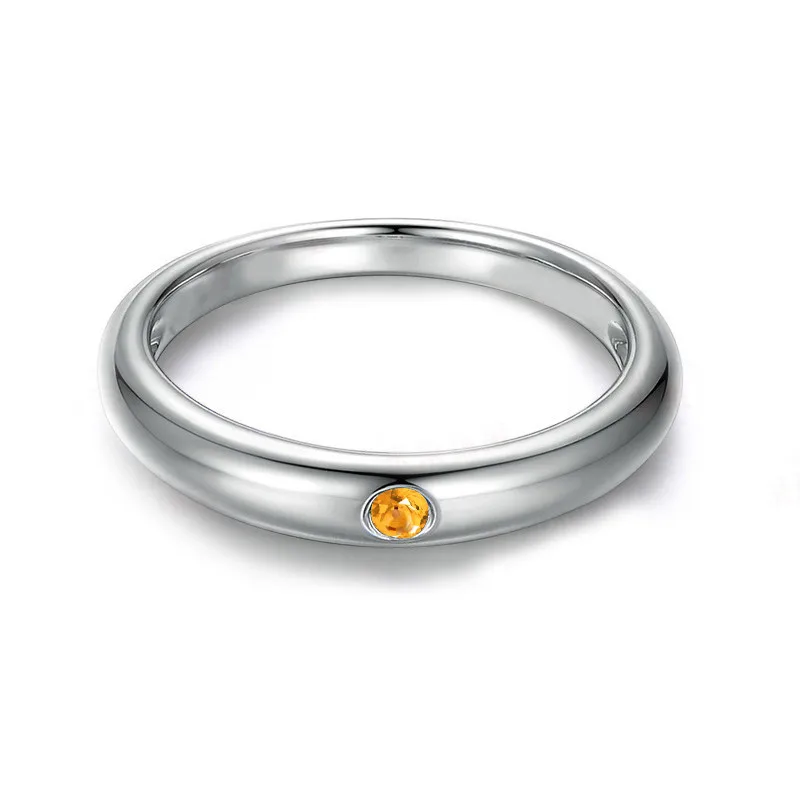 AINUOSHI, классическое кольцо с натуральным цитрином, 0.2ct, овальной огранки, драгоценные камни для помолвки, вечерние ювелирные изделия для женщин, кольцо из чистого 925 пробы серебра