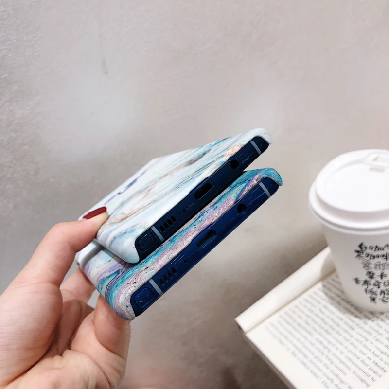 Yhbbcases красочные Мрамор чехол для samsung S8 Чехлы модный фон детских фото в стиле
