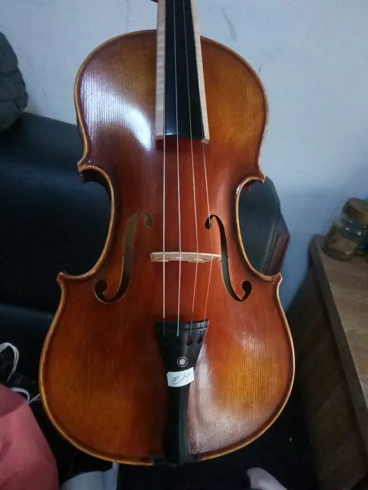 Скрипка в стиле барокко Полная ручная работа искусственная скрипка 4/4