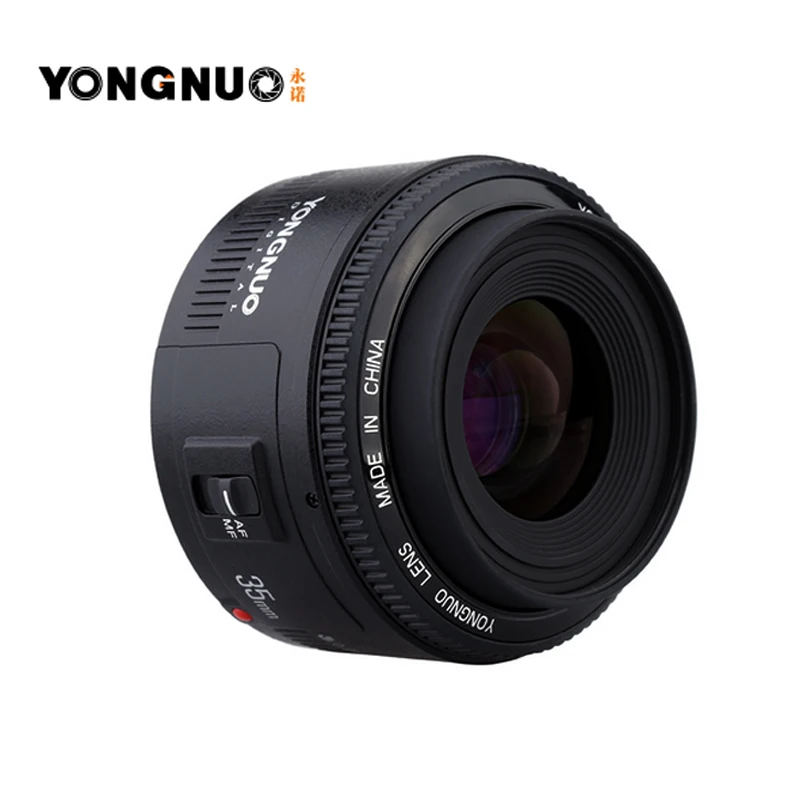 Yongnuo 35mm lens YN35mm F2.0 Wide angle Fixed dslr camera Lens For canon 600d 60d 5DII 5D 500D 400D 650D 600D 450D 60D 7D | Электроника