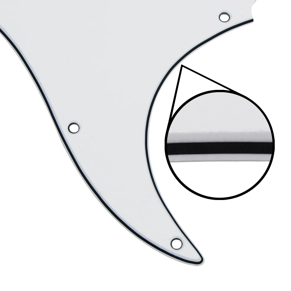 FLEOR 2шт 3Ply белый + черный ST Гитара Pickguard HH для 11 отверстий FD гитара | Спорт и