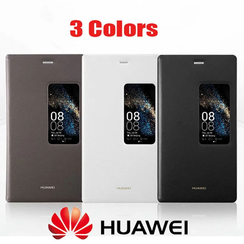 Чехол для HUAWEI P8 100% оригинальный Официальный чехол Smart View с идентификацией по
