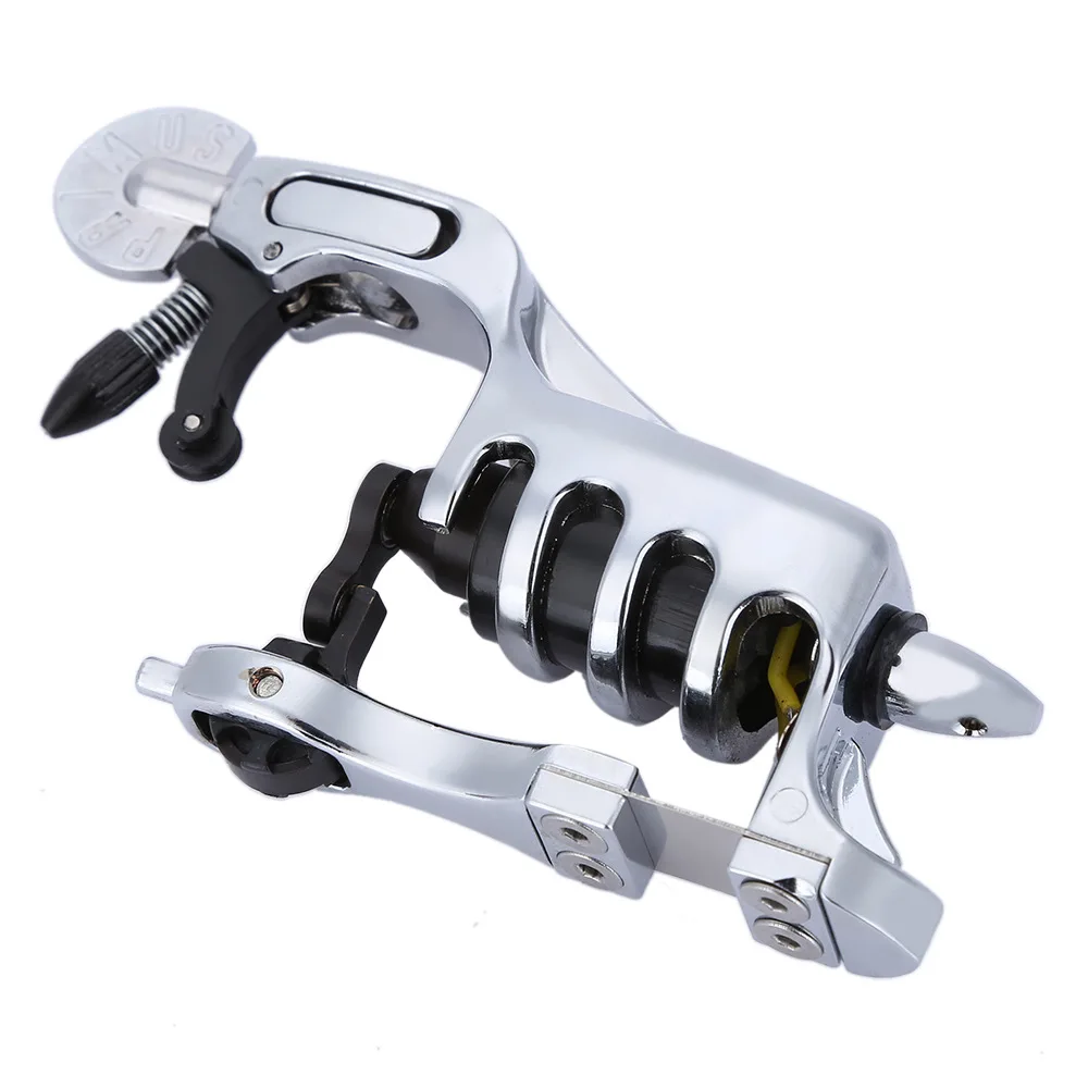 Professional Titanium frame Rotary Motor Tattoo Machine Silver Liner &amp Shader Supply | Красота и здоровье