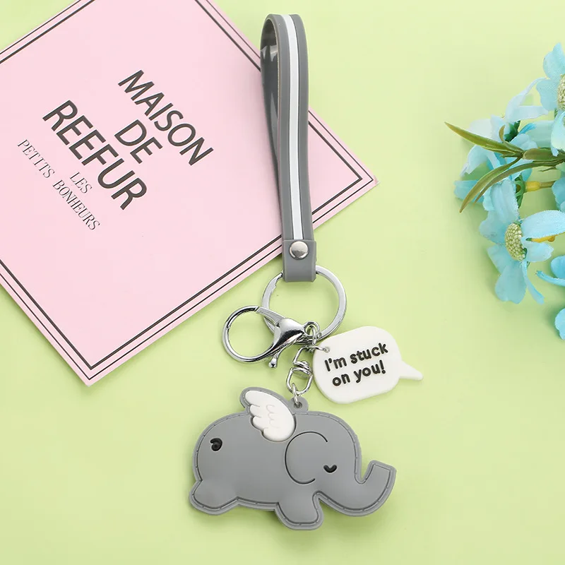 2019 мультфильм детские брелок для ключей со слоном подвесной чехол-накладка из