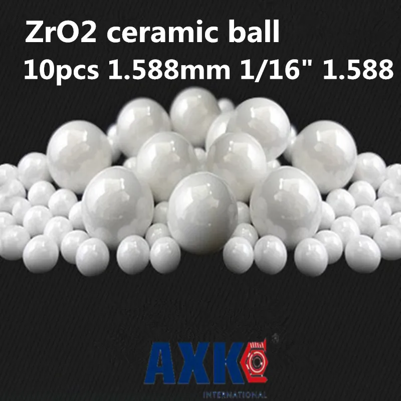 

Free Shipping 10pcs 1.588mm 1/16" 1.588 Zro2 Ceramic Balls Zirconia Balls Used In Bearing/pump/linear Slider/valvs Balls G5