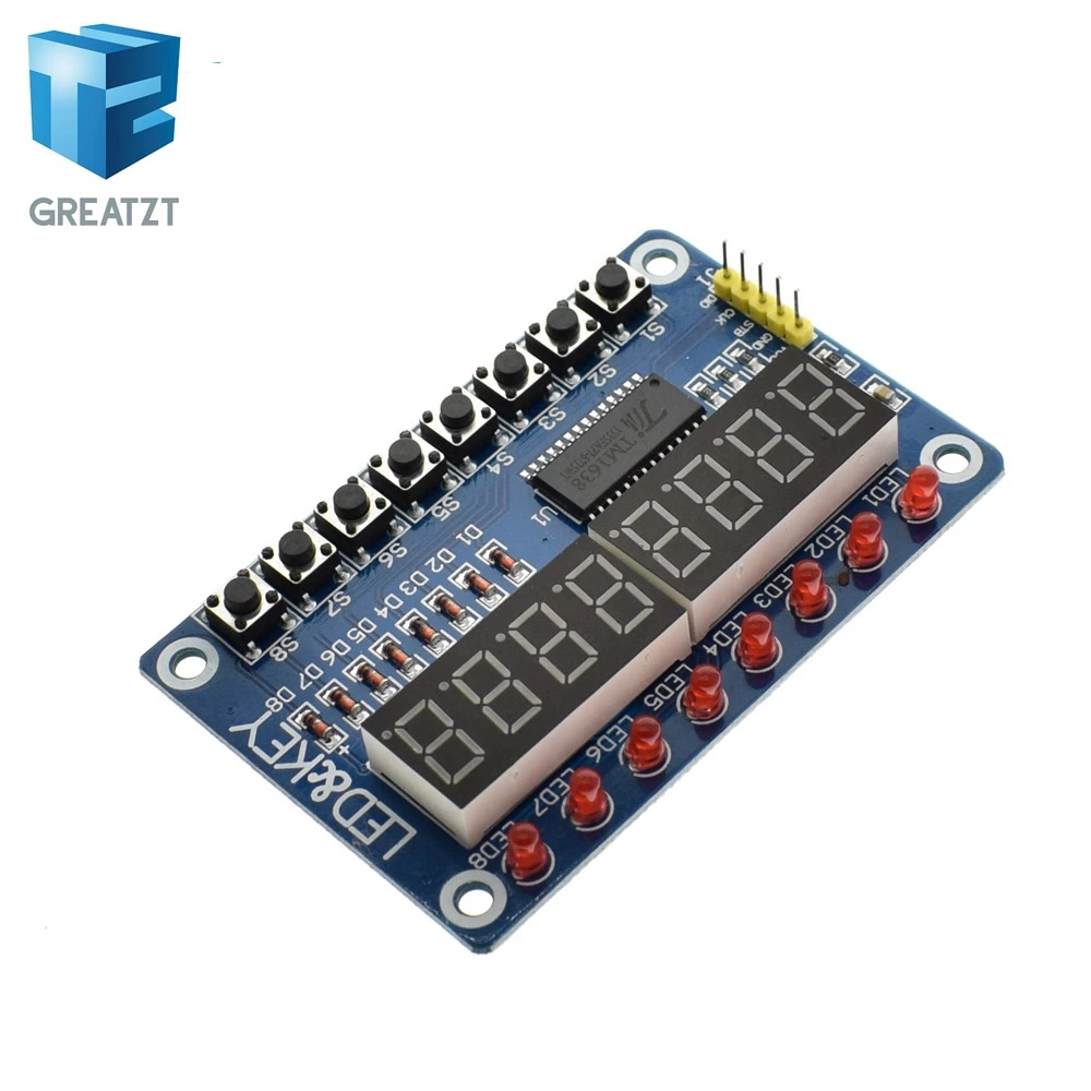 1 ШТ./ЛОТ SPKey Дисплей Для AVR Arduino Новый 8 битный Цифровой СВЕТОДИОДНЫЙ Трубки