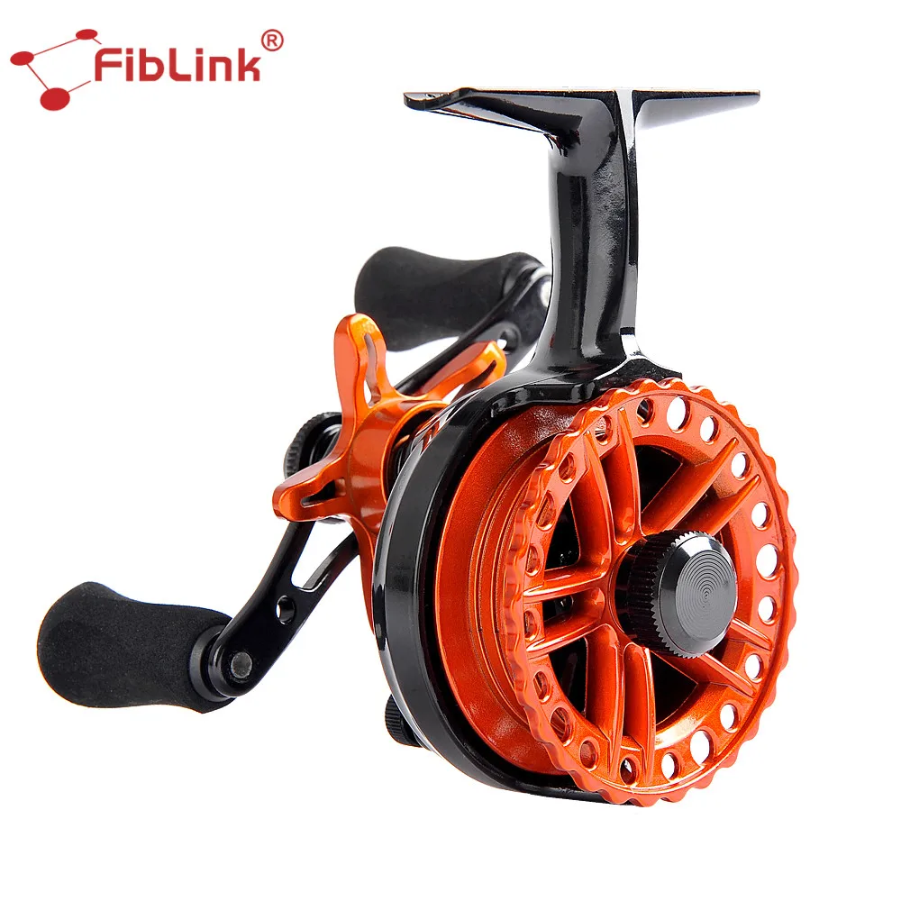 Fiblink Inline 2,6: 1 Катушка для подледной рыбалки 4+ 1BB шарикоподшипники пластиковые плот катушки для подледной рыбалки вправо/влево в линии ледяная катушка