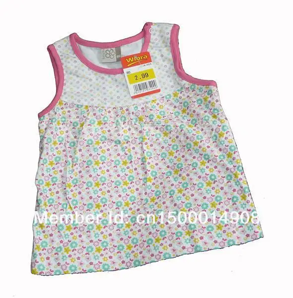 Детское платье летнее для маленьких девочек милое с цветочным рисунком | Мать и