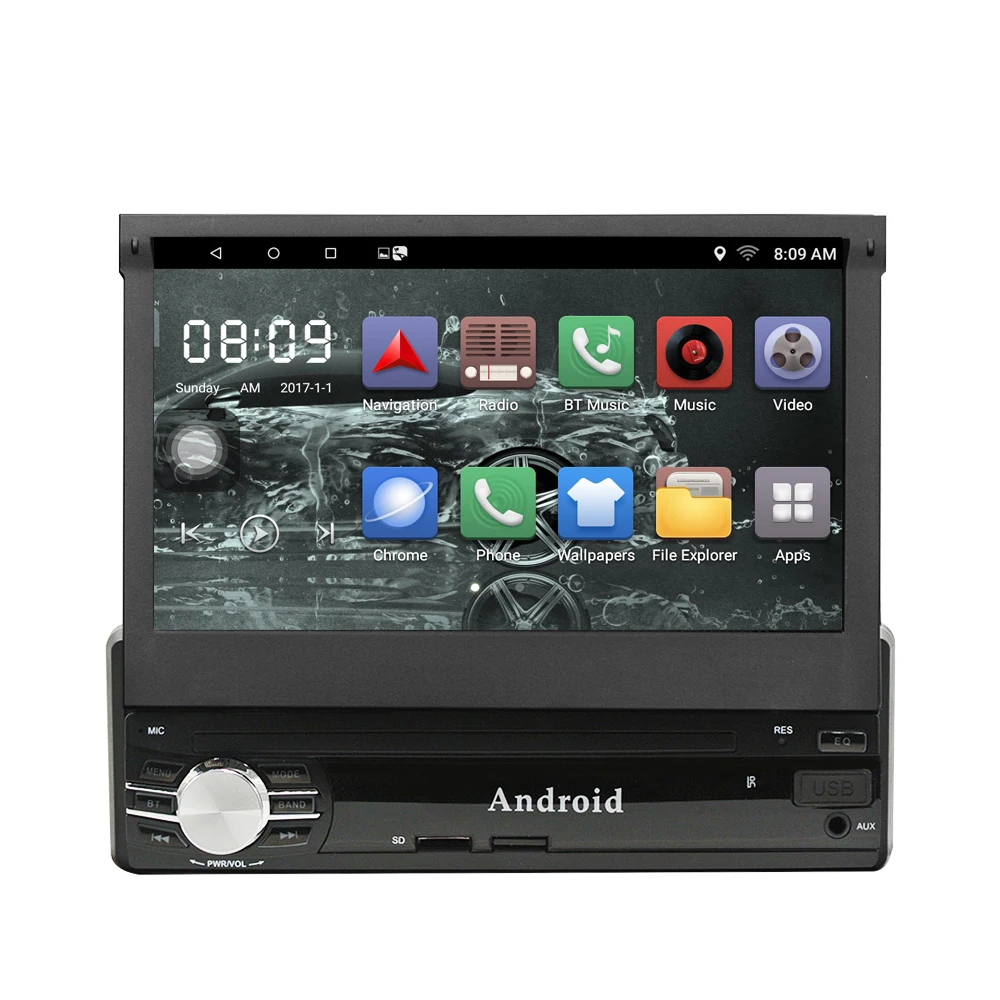 Фантастика! Недорогая но отличная! Давайте сюда смотрите! 1 Din android-автомобильный мультимедиа 7 дюймов 4 ядра 6,0 1G16G/2G16G стайлинга автомобилей Авторадио Android Car Audio плеер с bluetooth/AM