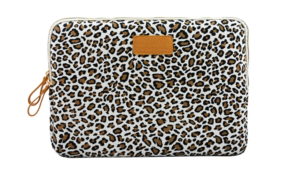 Чехол для Macbook Air pro холщовый чехол с леопардовым принтом ноутбука 11 12 13 14 15 дюймов