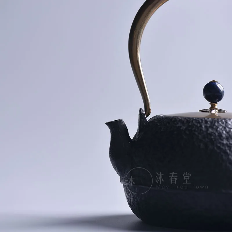 1000ml Cast Iron Tea Pot Set Japanese Teapot Tetsubin Kettle Drinkware KungFu Tools Zen ink Teaware Free Shipping | Дом и сад