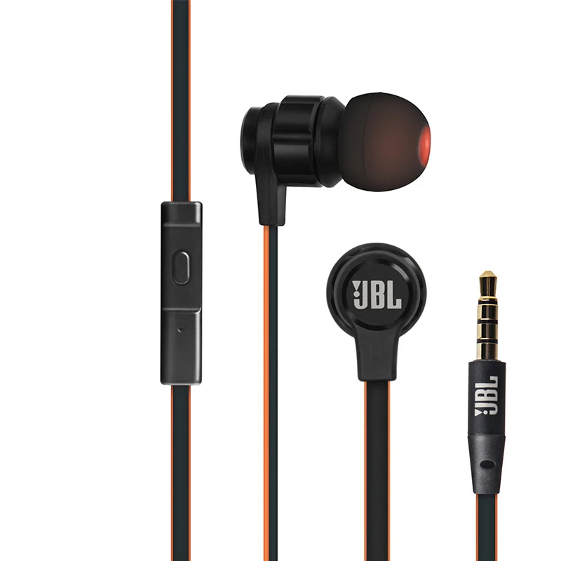 JBL T180A Проводная гарнитура в ухо бас наушники мобильный телефон спортивные с