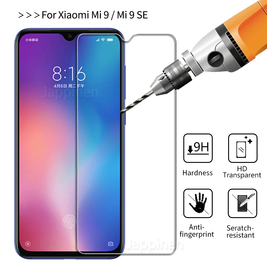 Оптовая продажа 50 шт./партия Защита экрана для xiaomi Pocophone F1 закаленное стекло Redmi Note