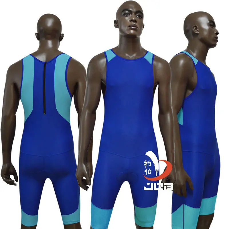 JOB Professional ironman Триатлон цельный влагоотводящий компрессионный купальник мужской