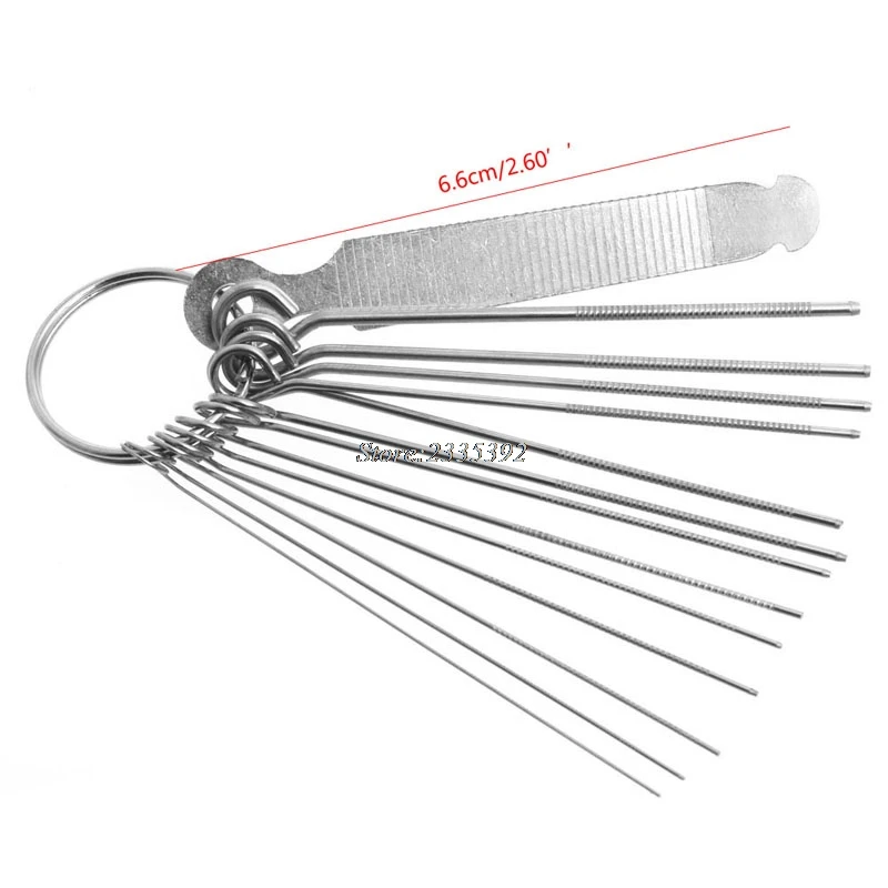 

13 Sizes Guitar Nut Slotting File Saw Rods Slot Filing Set Luthier Replacement guitar accessories