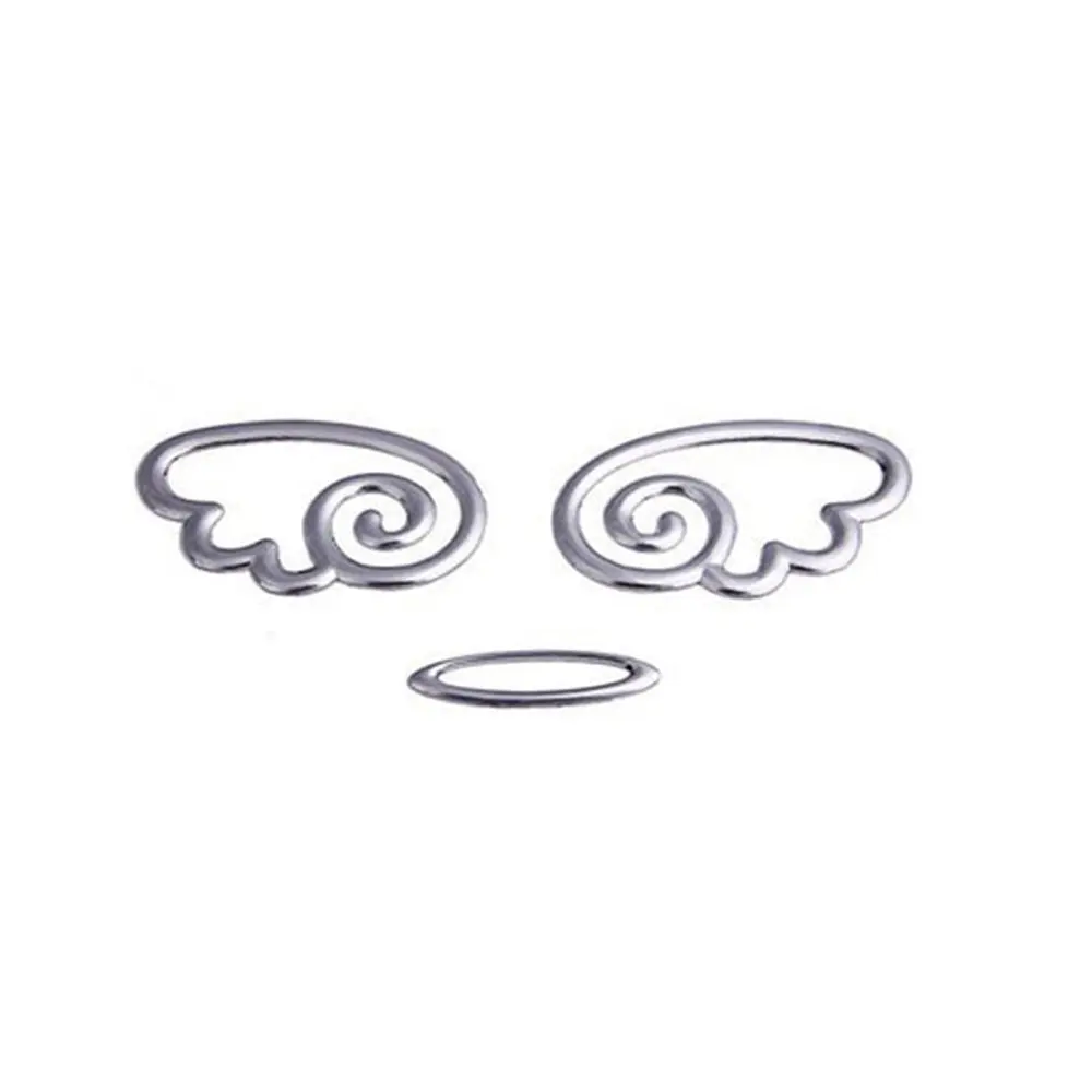 

Aliauto 3D Car Stickers Angel Wings Tail Sticker Funny Car Decoration for Volkswagen Polo Golf Nissan Benz Toyota mazda Lada