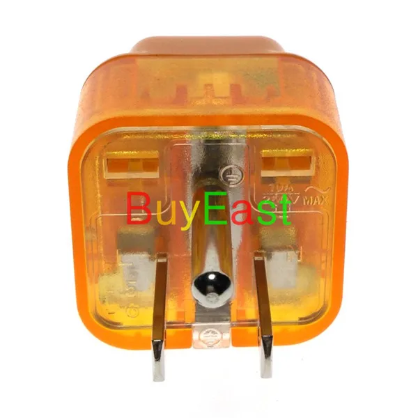 США Канада Северная Америка Nema 5-15P адаптер для путешествий Тип B Вилка с