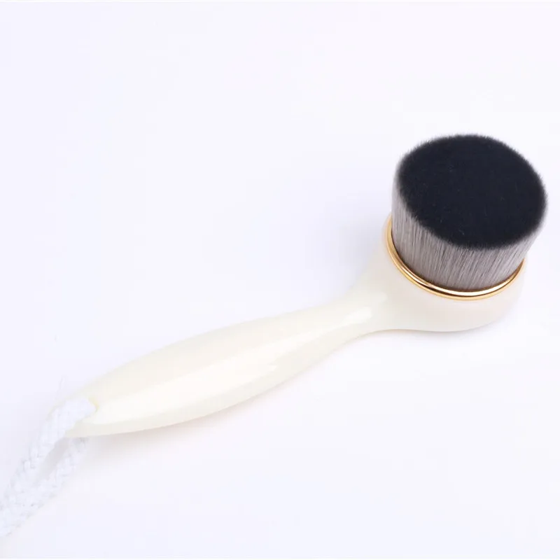 White Профессия 1 PC очень мягкое очищение лица щетка для мытья чувствительной кожи очищающий массажные щетки лица глубоко ус - Цвет: White