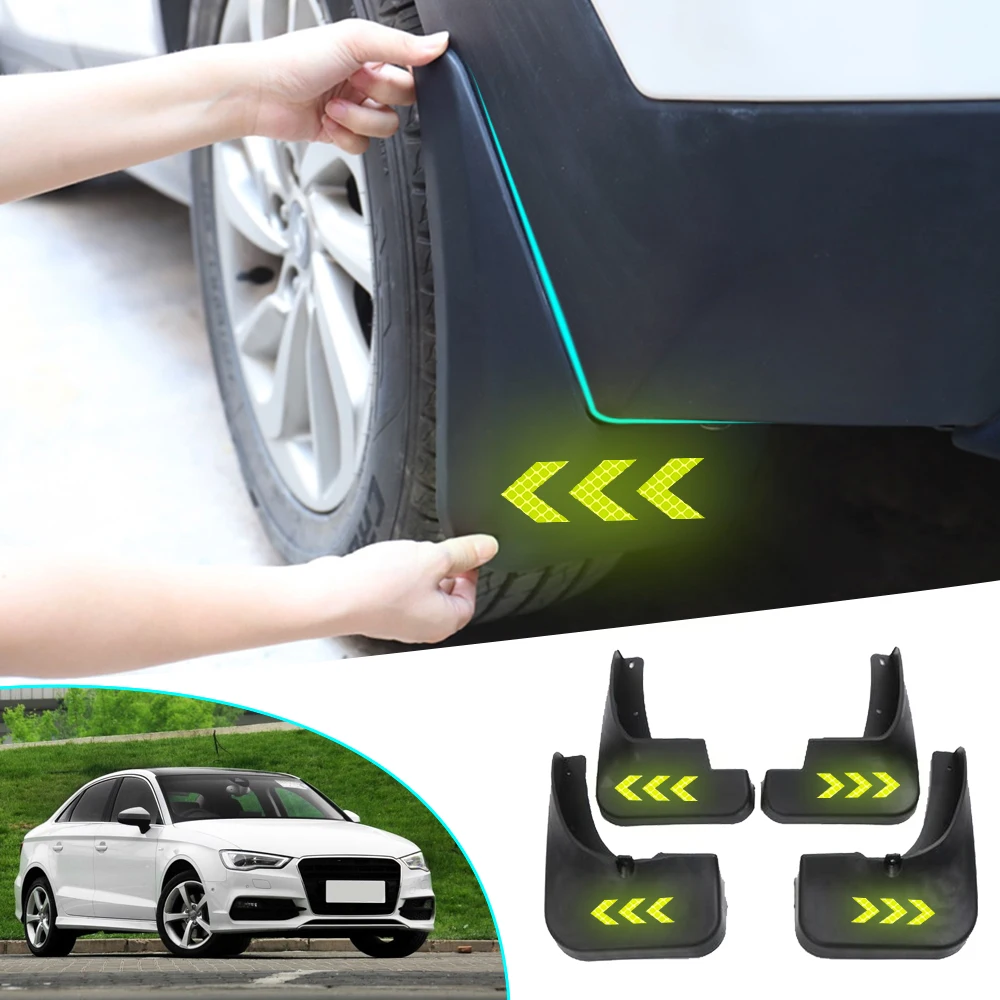 4 шт. передние и задние брызговики Брызговики для AUDI A3 хэтчбек/седан 2013 2014 2015 2016