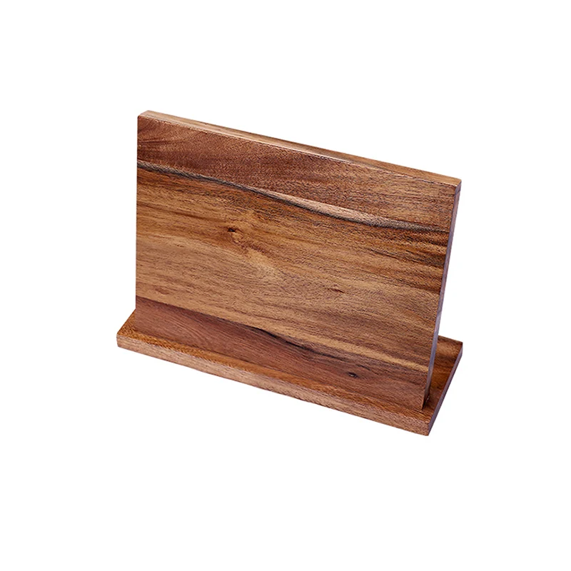 Magnet Knife Holder Мощный магнитный для ножей держатель Массив дерева Кухня бар хранилище для ножниц поставки блок Магнитный нож Подставка для зарядки Органайзер аксессуары - Цвет: Magnet Knife Holder