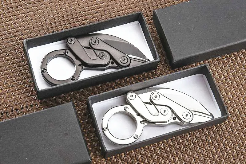 Высокое качество тактические ножи 9Cr18 стальное лезвие Karambit коготь нож стальная ручка EDC карманные ножи Рождественский подарок ножи