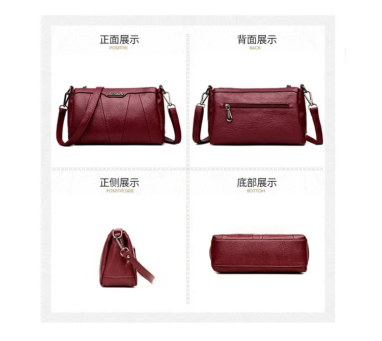 Женская сумка из натуральной кожи Bolsas Feminina Винтажный дизайн женские сумки через