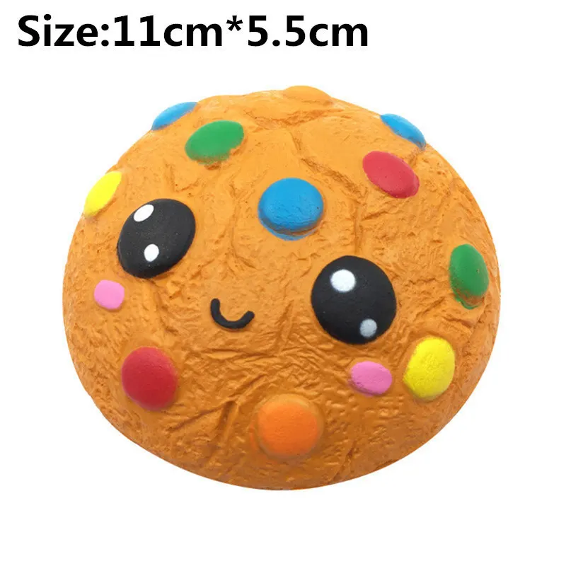 Kawaii Squishy Jumbo мороженое гамбургер торт Popcorn Печенье Cookie пиццы Squeeze замедлить рост Ароматические антистресс игрушки Drop - Цвет: Set 3