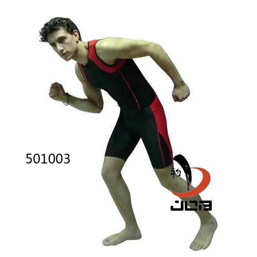 Новое поступление мужской Триатлон кожаный костюм три без рукавов