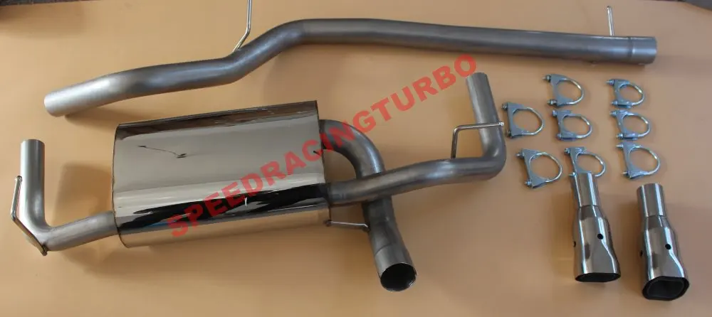 2007-2010 выхлопной CATBACK для FIT JEEP WRANGLER 2DR 3.8L V6 производительность выхлопная система с