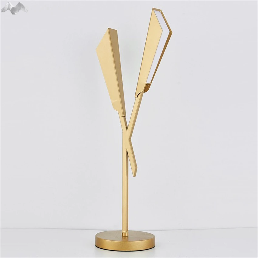 Скандинавские современные креативные настольные лампы оригинальные железные