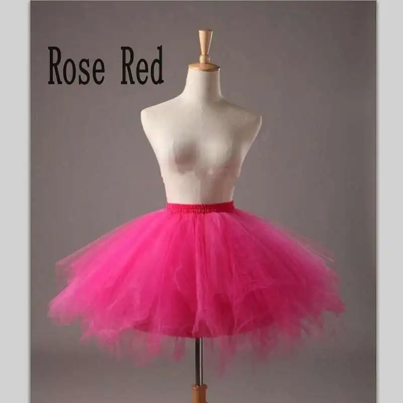 New Colorful Petticoa Hot Candy Color Multi-color Tutu Underskirt t jupon crinoline cerceau mariage Petticoat |