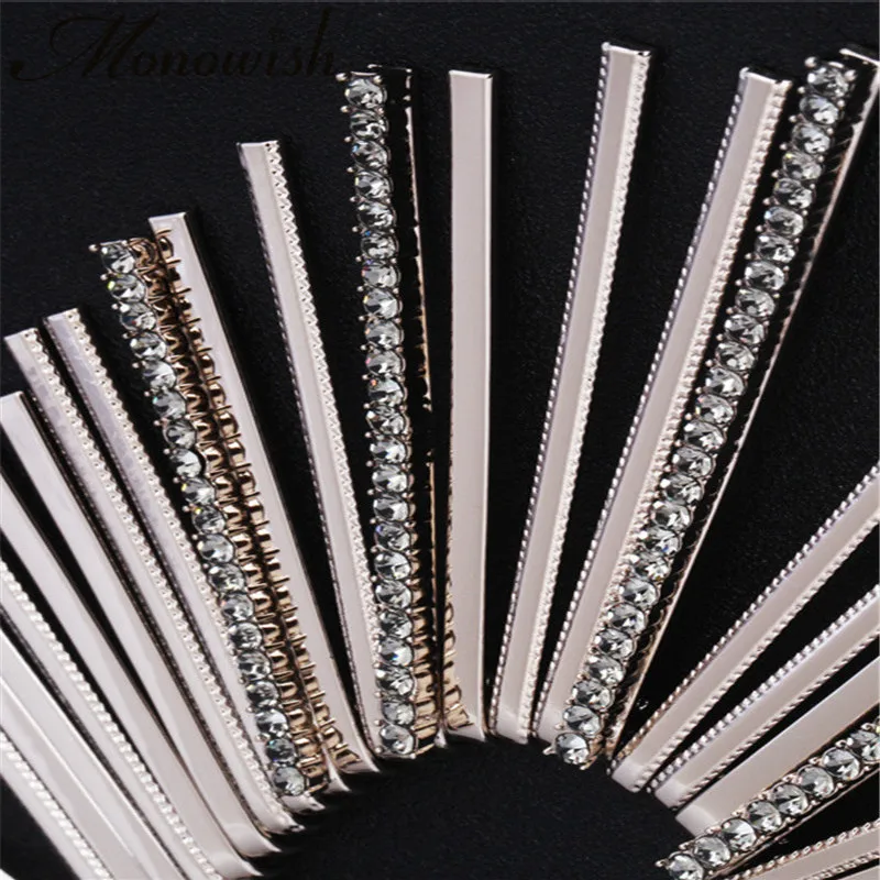 Monowish дамы кулон Цепочки и ожерелья элегантный темперамент кристалл женский