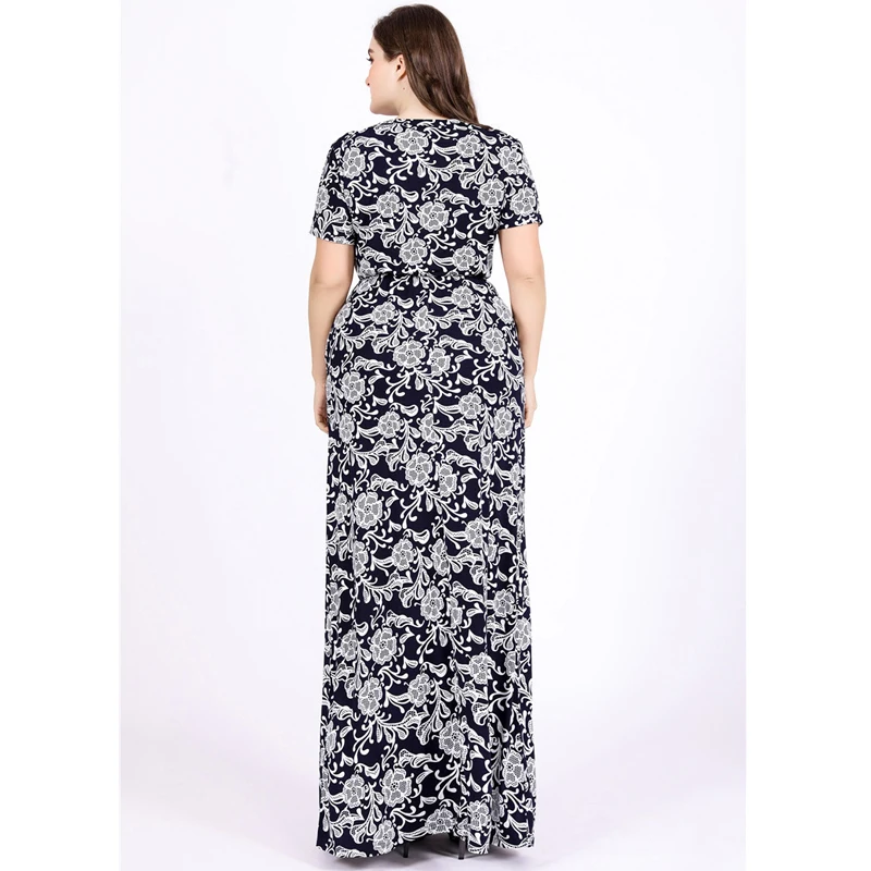 Летнее Длинное Платье B &amp N с принтом Женский тканевый пуловер цветочным