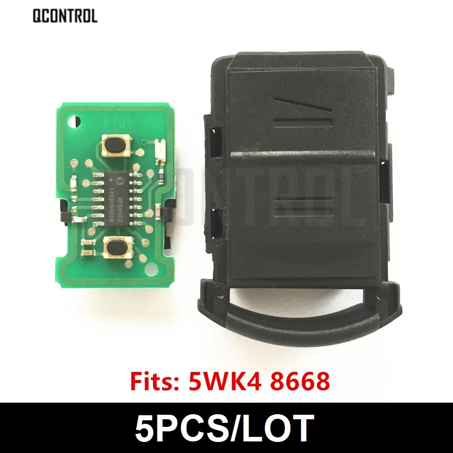 QCONTROL автомобиль головка дистанционного ключа DIY для OPEL/VAUXHALL 5WK48668 AGILA Марка Meriva Astra