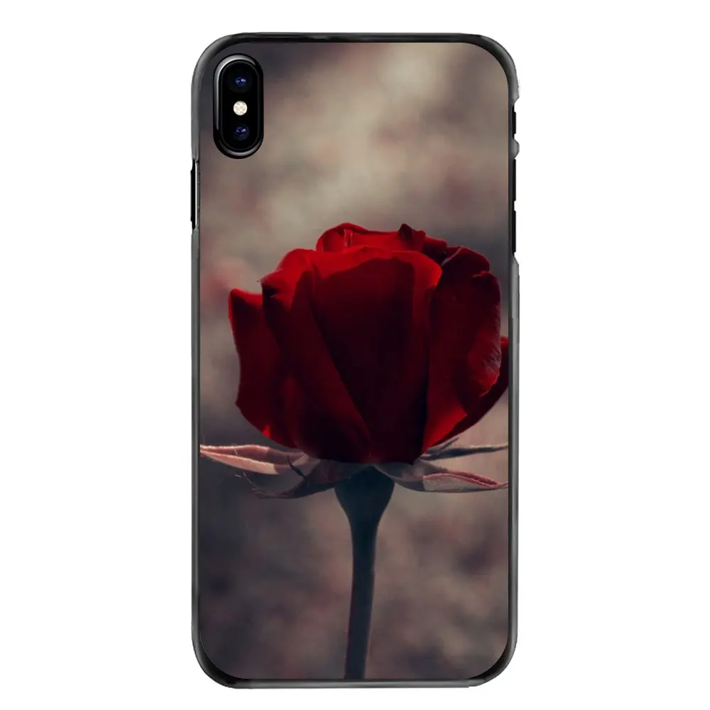 Красивый сад красные розы цветы аксессуары телефон чехол для Iphone 4 4S 5 5S 5C SE 6 S 7 8 Plus