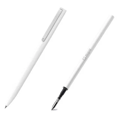 white add 1 ink Xiaomi Mijia металлический знак Mijia знак Pes Mijia чернила Япония Прочный знак PREMEC Швейцария MiKuni заправка - Цвет: white add 1 ink