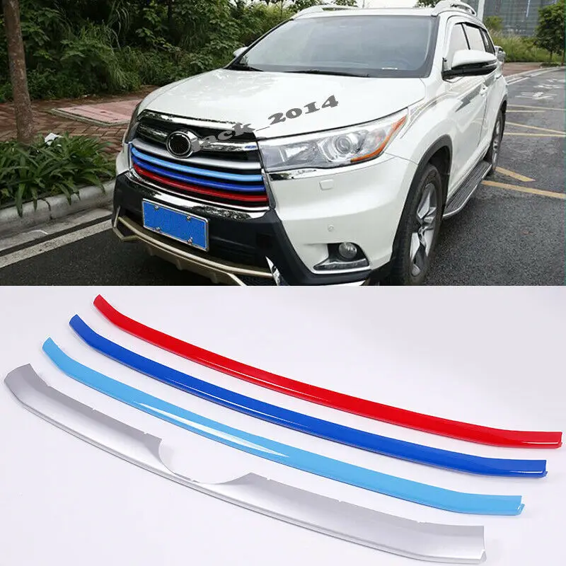 

Передняя решетка для Toyota Highlander 2014-2017 4 шт./компл.