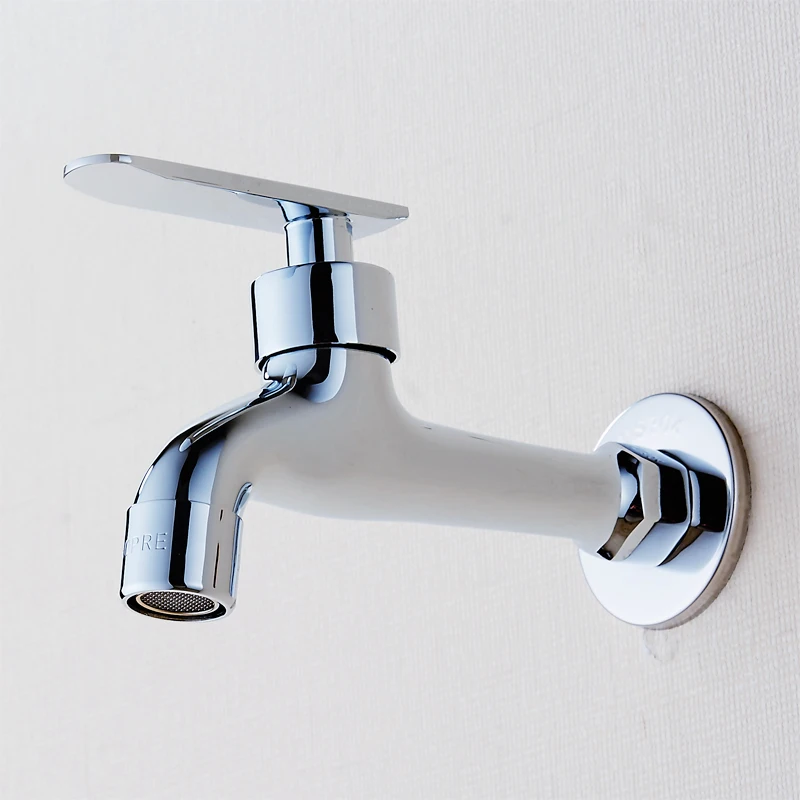 Настенный латунный Смеситель для раковины G1/2 дюйма кран холодной воды с одним