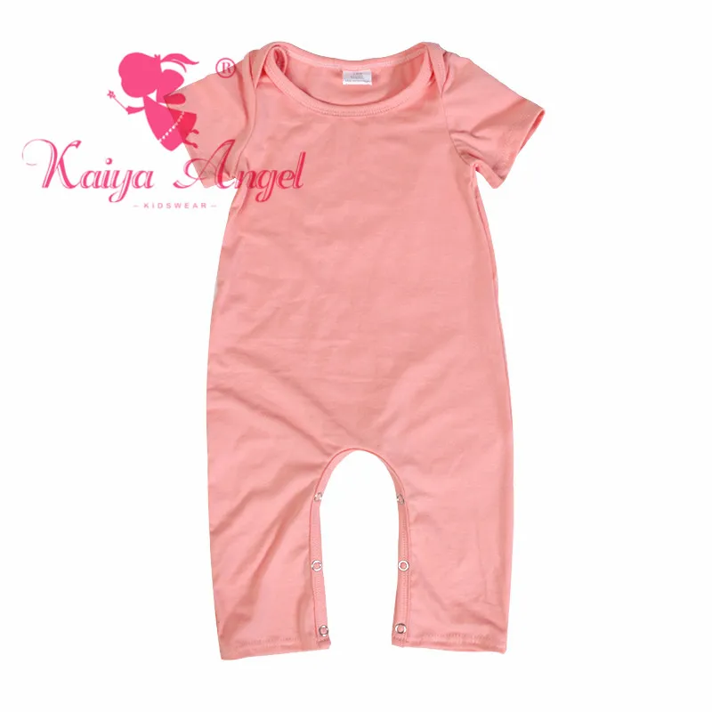 Комбинезон Kaiya Angel для новорожденных хлопковая одежда светло-розового цвета
