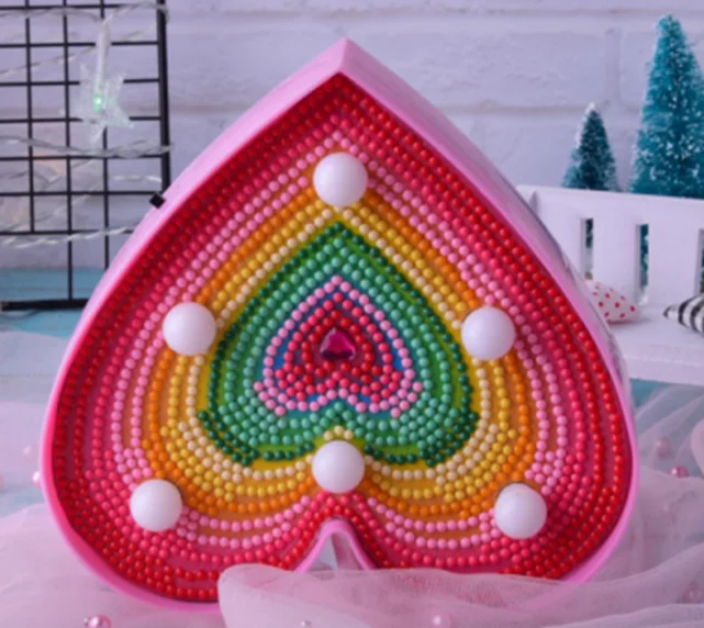 25 DIY Мандала светодиодный светильник для алмазной живописи, коробка для вышивки крестиком, лампа с вышивкой, полностью специальная дрель, светодиодный светильник, стразы для украшения дома - Цвет: 25