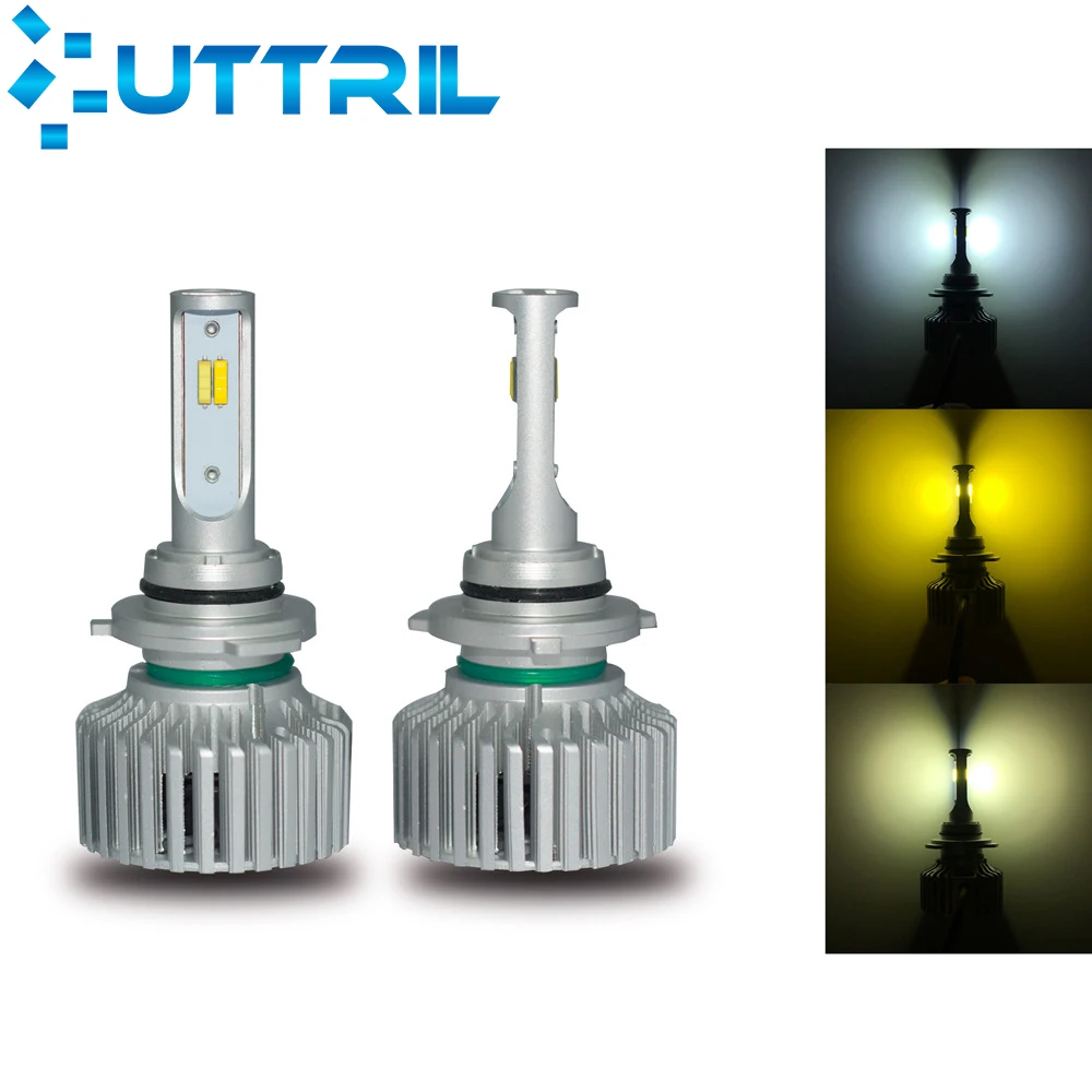Uttril светодиодные светильники лампы 9005 Led H11 H4 H3 H7 H8 H9 9006 880 881 H27 автомобильные фары