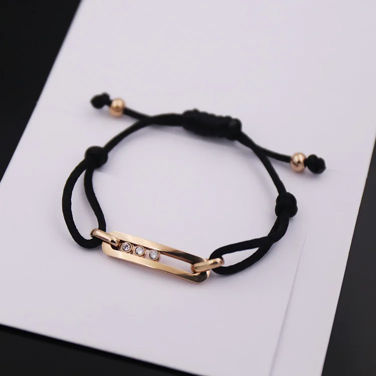 Модные ювелирные изделия браслеты из нержавеющей стали три движений критальный