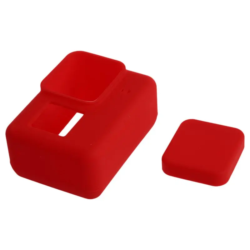 Защитный чехол из силикагеля противоударный для GoPro Hero 5 красный | Электроника